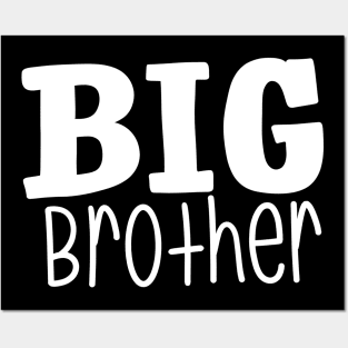 Big Brother Little Brother White Posters and Art